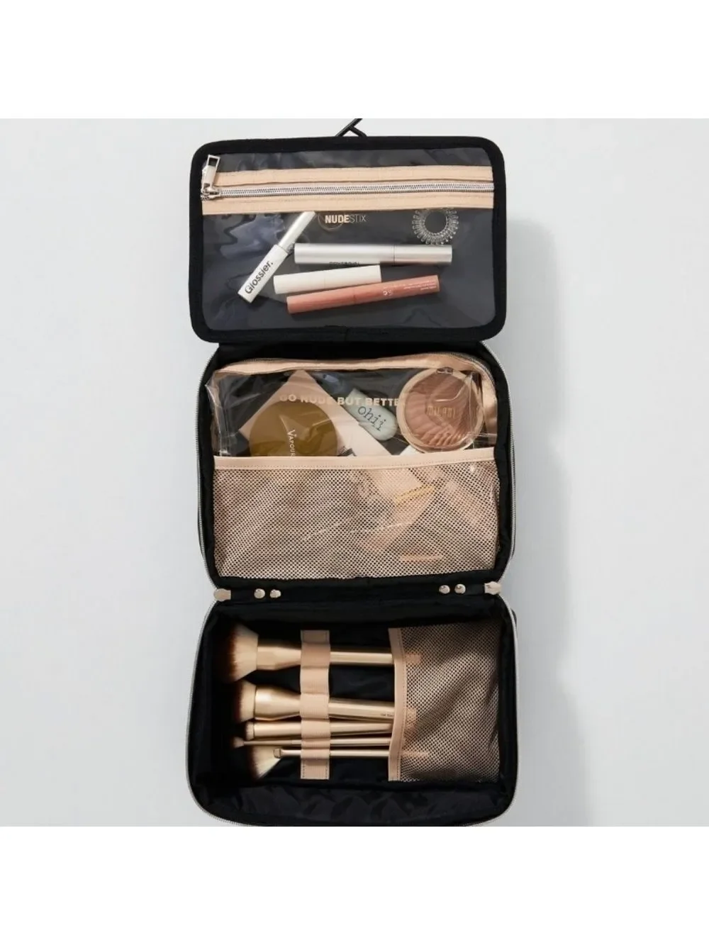 NUDESTIX Hanging Cosmetic Case | NEW | Travel Makeup Bag | Hanging Makeup Bag
